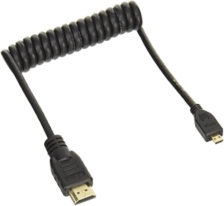 Atomos ATOMCAB015 HDMI Coiled Cable (Micro HDMI to Full HDMI)