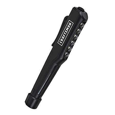 Craftsman LED Pocket Light- Handheld Magnetic Base Hand-Free - Black (Black)