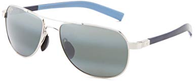 Maui Jim Mens Guardrails Sunglasses (327) Memory Metal