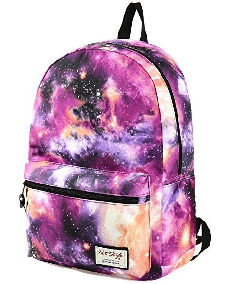 TRENDYMAX Galaxy Backpack Cute for School | 16"x12"x6" | Holds 15.4-inch Laptop