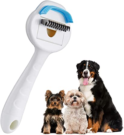 Trendeer Pet Deshedding Brush, Professional Grooming Tool, Effectively Reduces Shedding by Up to 95% for Short Hair and Long Hair Dogs Cats