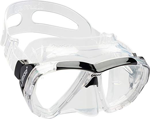 Cressi Adult Dive Mask with Inclined Lens for Scuba Diving - optical lenses available | Big Eyes: made in Italy