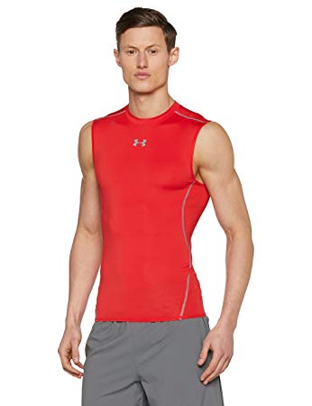 Under Armour Men's HeatGear Armour Sleeveless Compression Shirt