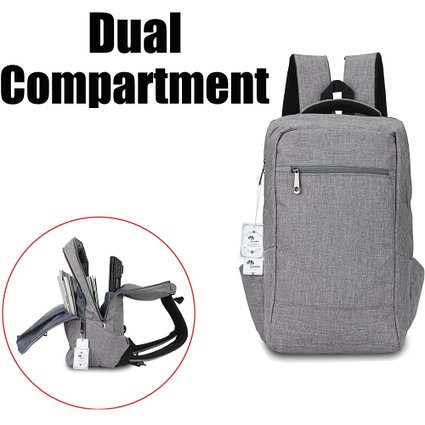 Winblo 15 15.6 Inch Lightweight Travel Laptop Backpack Bag Shoulder College Backpacks