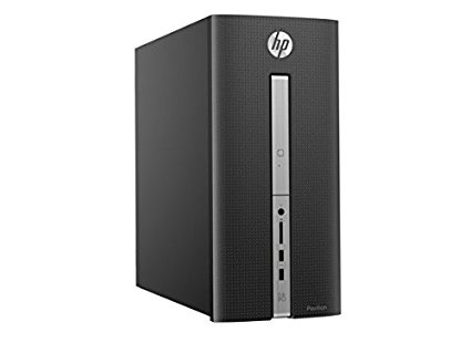 CUK HP Pavilion Tower PC (Intel Celeron G3900, 8GB RAM, 1TB HDD, Windows 10, Black) Business and Home Desktop Computer - Refurbished