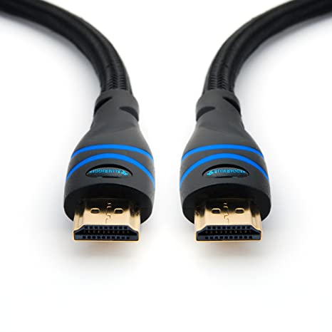 BlueRigger High Speed HDMI Cable with Ethernet, Supports 3D and Audio Return (3 Feet)