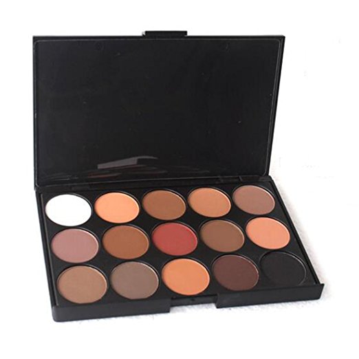15 Color Professional Cosmetic Eye Shadow Pigments Makeup Palette Matte for Lady