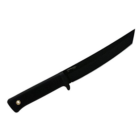 Cold Steel 49LRTZ Recon Tanto Fixed Blade 11-3/4" Length with Sheath, Black, 7"