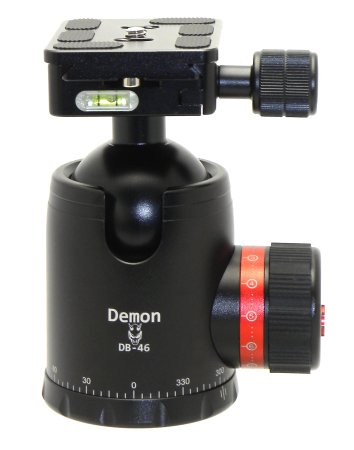 Demon DB-46 46mm Tripod Ball Head Arca Compatible with Pan Lock & 60mm QR Plate