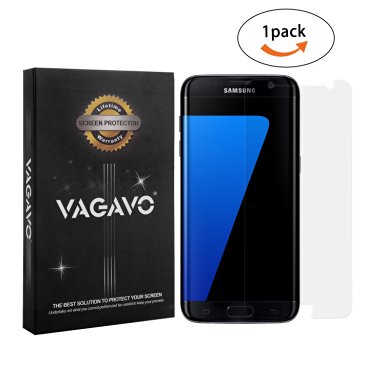 Samsung Galaxy S7 Screen Protector,VAGAVO9H Hardness Tempered Glass 2.5D Curved EdgeBubble-free Install HD Ultra Clear Film 0.3mm (1 Pack)