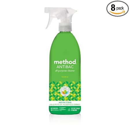 Method Antibacterial All Purpose Cleaner, Bamboo, 28 Fluid Ounce (Pack of 8)