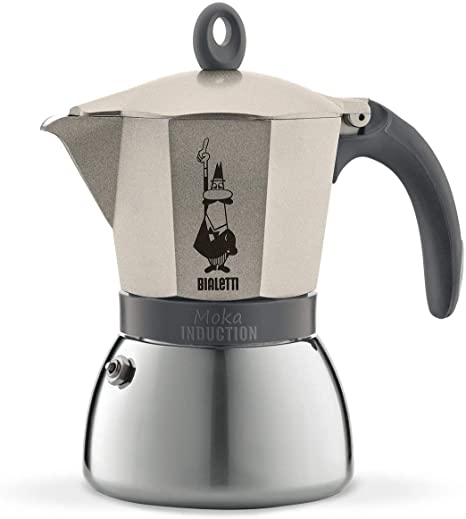 Bialetti 4833 Moka Induction Espresso Maker, Gold