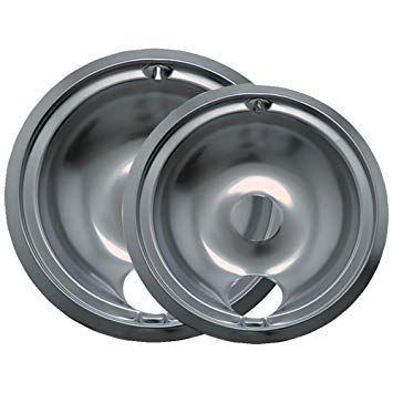 Range Kleen 139402Xcd5 Style B Chrome Drip Pans, 2-Pack