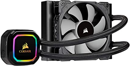 Corsair iCUE H60i RGB PRO XT, 120mm Radiator, Single 120mm PWM Fan, Software Control, Liquid CPU Cooler