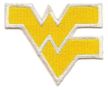 West Virginia Mountaineers Patch NCAA WV Logo Emblem Premium Embroidered Iron On