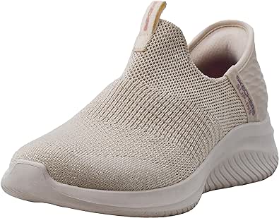 Skechers Women's Hands Free Slip Ins Ultra Flex 3.0 Smooth Step Sneaker