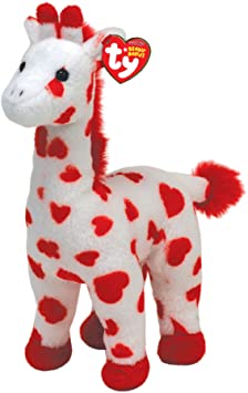 TY Beanie Baby Smoothie Red and White Giraffe