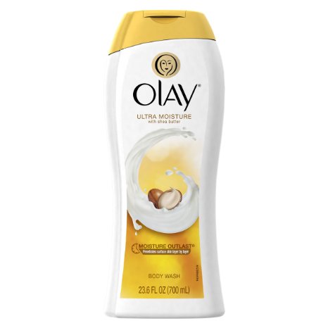 Olay Ultra Moisture Moisturizing Body Wash With Shea Butter 23.6 Oz (Pack of 3)