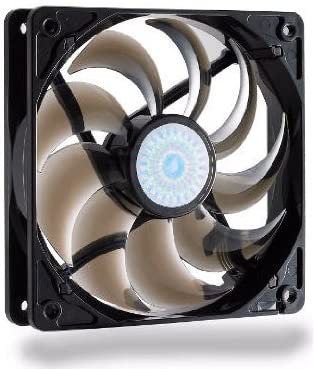 Cooler Master SickleFlow 120 - Sleeve Bearing 120mm Silent Fan for Computer Cases, CPU Coolers, and Radiators (Smoke Color)