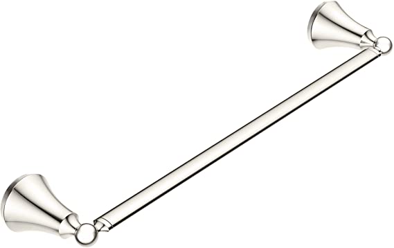 Moen YB5218NL Wynford Towel Bar, 18", Polished Nickel