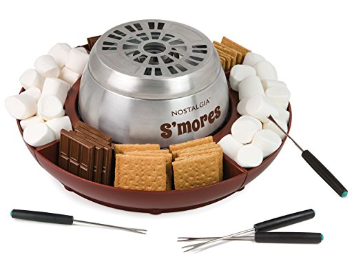 Nostalgia LSM400 Electric Stainless Steel S'mores Maker