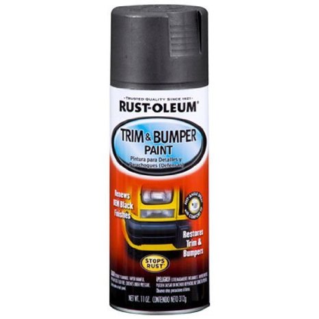 Rust-Oleum Automotive 251574 11-Ounce Trim and Bumper Spray, Matte Black