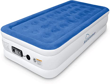 SoundAsleep Dream Series Air Mattress with ComfortCoil Technology & Internal High Capacity Pump (Twin XL)