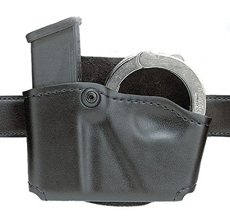 Safariland 573 Glock 17 22 Open Top Paddle Magazine Pouch with Handcuff Case