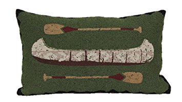 Brentwood Originals 8493 Canoe Tapestry Pillow, 13-Inch by 21-Inch