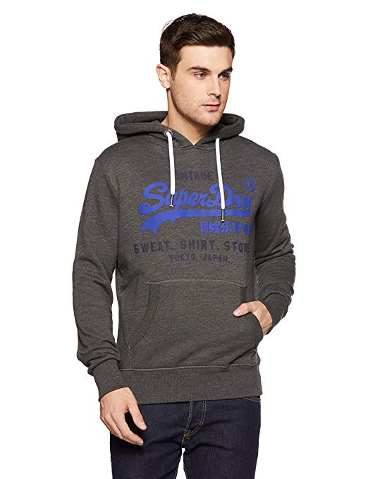 Superdry Men's Sweat Shirt Shop Duo Hood Jumper