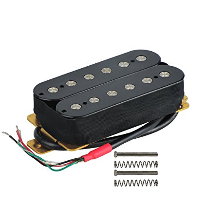 IKN Humbucker Pickup Electric Guitar Black Double Coil Neck
