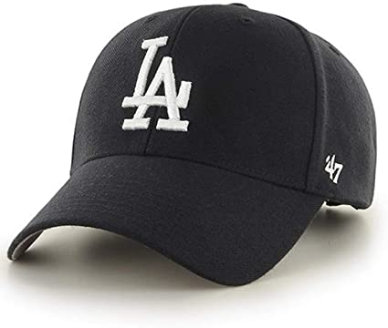 47 Brand Los Angeles Dodgers MVP Black Dad Hat