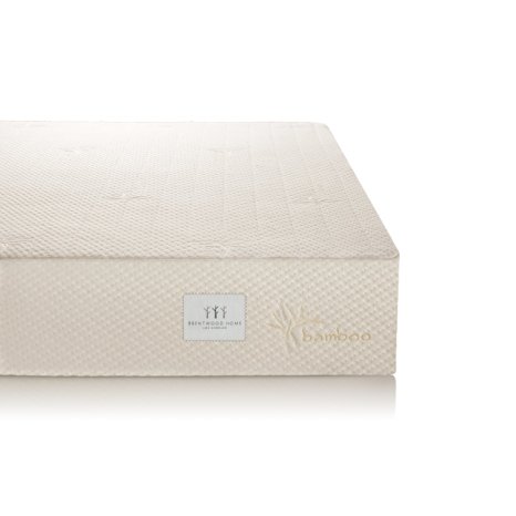 Brentwood 7" Gel Infused HD Memory Foam Mattress - 100% Made in USA - CertiPur Foam - 25-Year Warranty, Triple Layer, All-Natural Wool Sleep Surface and Bamboo Cover, RV Short King Size 72 x 80 x 7