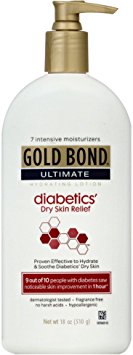 Gold Bond Ultimate Hydrating Lotion, Diabetics Dry Skin Relief 18 oz (Pack of 2)