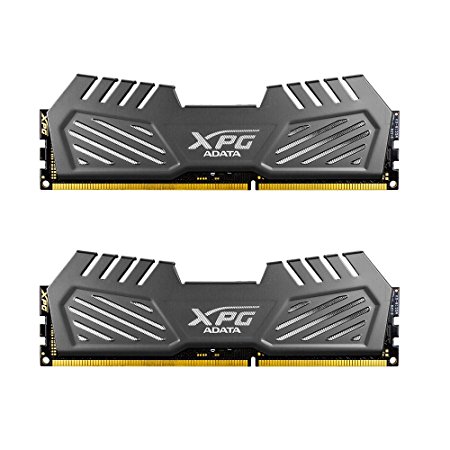 ADATA XPG V2 DDR3 1600MHz (PC3 12800) 16GB (8GBx2) Memory Modules, Tungsten Grey (AX3U1600W8G9-DMV)