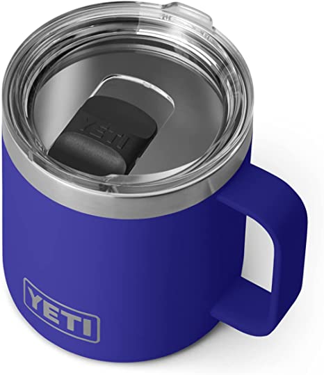 YETI Rambler 14 oz Mug, Vacuum Insulated, Stainless Steel with MagSlider Lid, Stainless