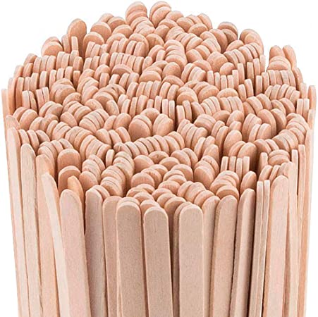 Daddy Chef Coffee Stirrers Sticks, Natural Birch Wood 1000 Count, 5.5", BPA Free Eco-Friendly Beverage Stirrers (5.5Inches / 1000PC)