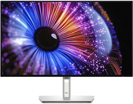 Dell U2724DE UltraSharp Thunderbolt 27 Inch QHD (2560x1440) Monitor, 120Hz, IPS Black, 5ms, 98% DCI-P3, 2x Thunderbolt, 2x USB-C, 2x DisplayPort, HDMI, 4x USB, RJ45, 3 Year Warranty, Silver