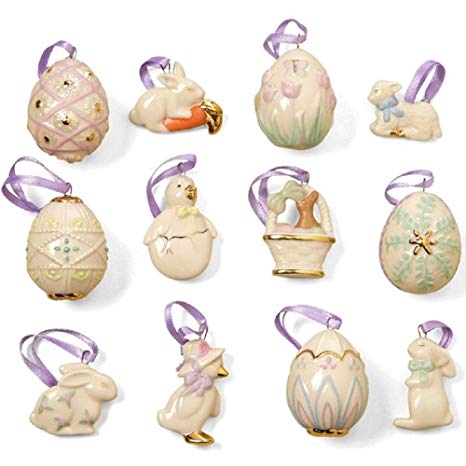 Lenox Set of Ornaments for Ornament Tree (Tree Not Included) (Easter)