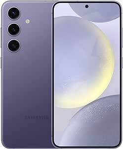 SAMSUNG Galaxy S24 Cell Phone, 128GB AI Smartphone, Unlocked Android, 50MP Camera, Fastest Processor, Long Battery Life, US Version, 2024, Cobalt Violet (Renewed)