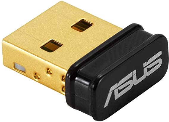 ASUS USB-BT500 Bluetooth 5.0 USB Adapter with Ultra Small Design, Backward Compatible with Bluetooth 2.1/3.x/4.x (Renewed)