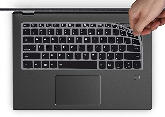 CaseBuy Keyboard Cover Compatible with Lenovo Yoga 720 15 15.6", Flex 5 14", Flex 5 15.6" Laptop Ultra Thin Anti Dust Keyboard Silicon Protector Skin, Black