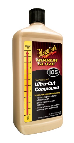 Meguiar's M105 Mirror Glaze Ultra-Cut Compound - 32 oz.