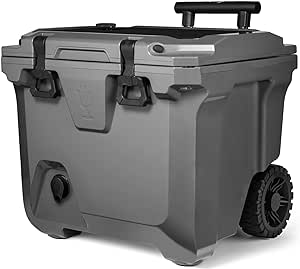 BrüMate BrüTank Wheeled Hard Cooler with Built-in Drink Dispenser Tank and Tap | Perfect for Beach, Tailgating, Drinks, Camping, Sports Games, Parties and More