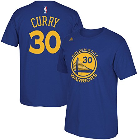 NBA Youth 8-20 Performance Game Time Team Color Player Name and Number Jersey T-Shirt - Stephen Curry