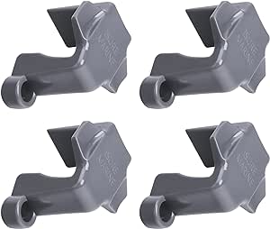 4 PCS Pontoon Boat Fender Clips -Boat Bumper Clips Adjusters -Pontoon Boat Square Rail Fender Hanger for Docking