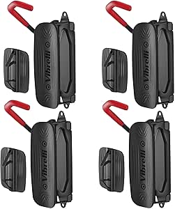 Vibrelli Swivel Bike Wall Mount - Vertical Bike Rack Garage - Bike Hangers for Garage - Bike Storage Garage - Bike Hanger for MTB, Road, eBike - Bike Hooks for Garage