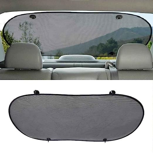 Morza Auto Rear Sun Shade Vehicle Shield Visor Protection Back Car Window Shade Mesh Sunshade Screen Heat Insulation