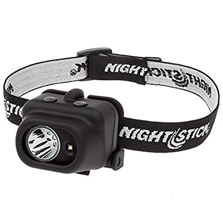 Nightstick NSP-4608B Dual-Light Multi-Function Headlamp, Black