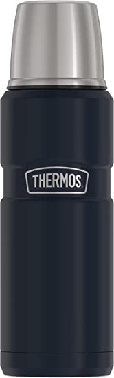 Thermos Stainless Tumbler, 16 Ounce, Matte Blue